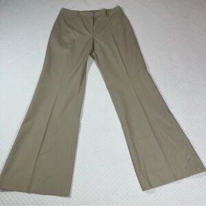 ANTONIO MELANI Beige Pinstripe Trousers Sz 6